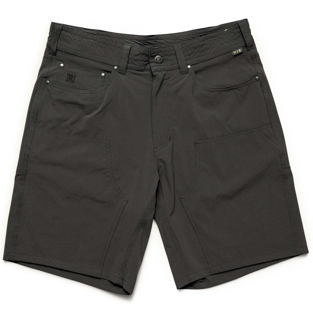 Howler Brothers Waterman's Work Shorts Men's in Antique Black